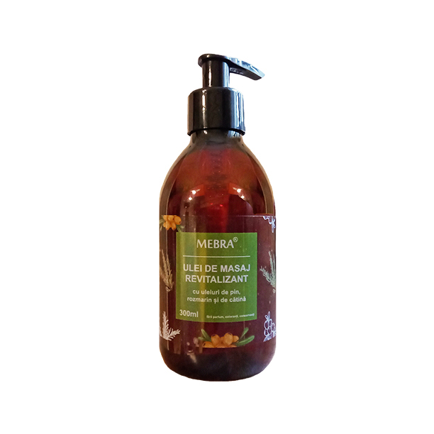 MEBRA Revitalizing massage oil with pine, rosemary and seabuckthorn oils  300ml